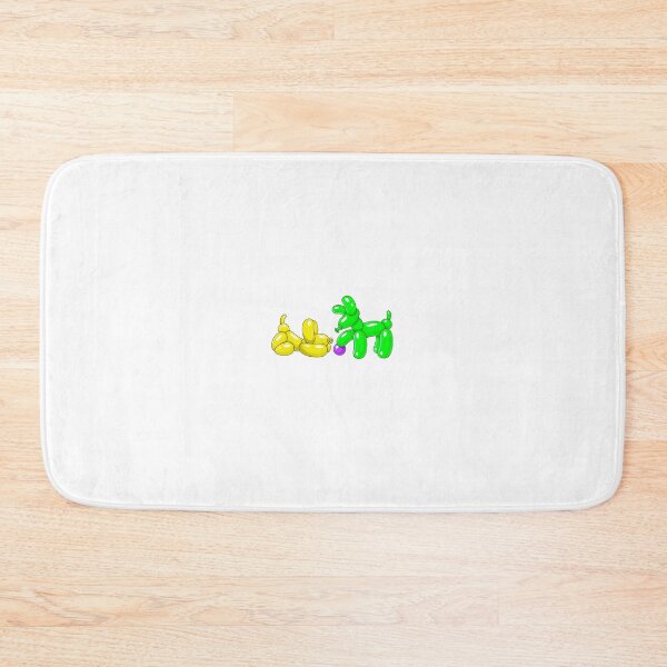Item preview, Green & Yellow Balloon Dogs with Purple Ball designed and sold by DesgnsxGifts.