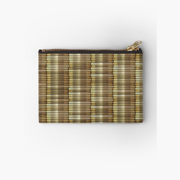 Item preview, Golden Metallic Brick Pattern designed and sold by Sybille-Yates.