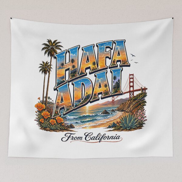 Item preview, California Golden Coast Hafa Adai designed and sold by BlissBlvdShop.