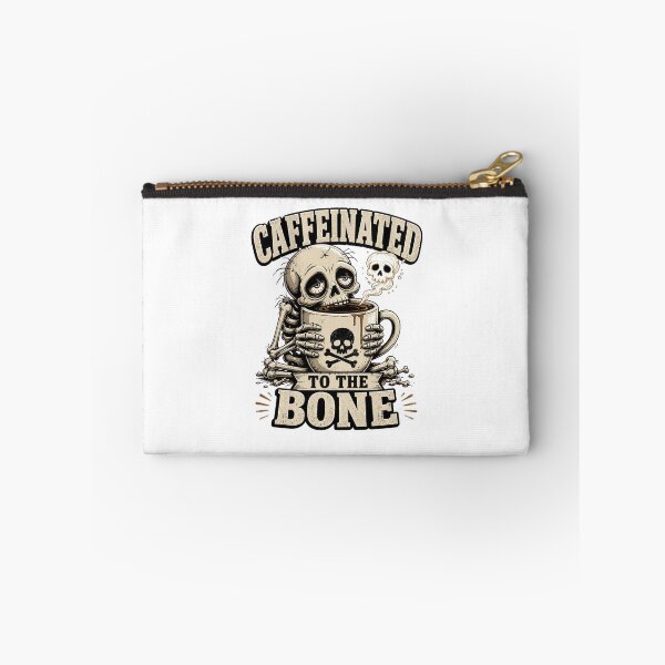 Item preview, Caffeinated to the Bone Skull designed and sold by redblink store.