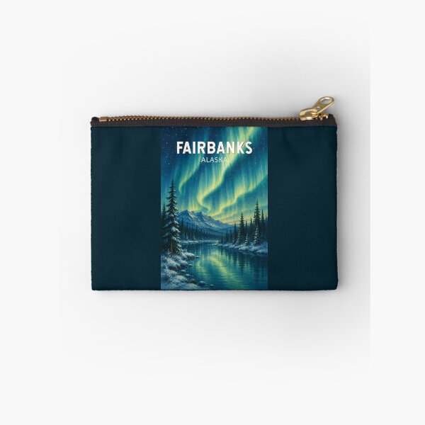 Item preview, Fairbanks Alaska Illustration Travel Art Vintage designed and sold by KrisSidDesigns.