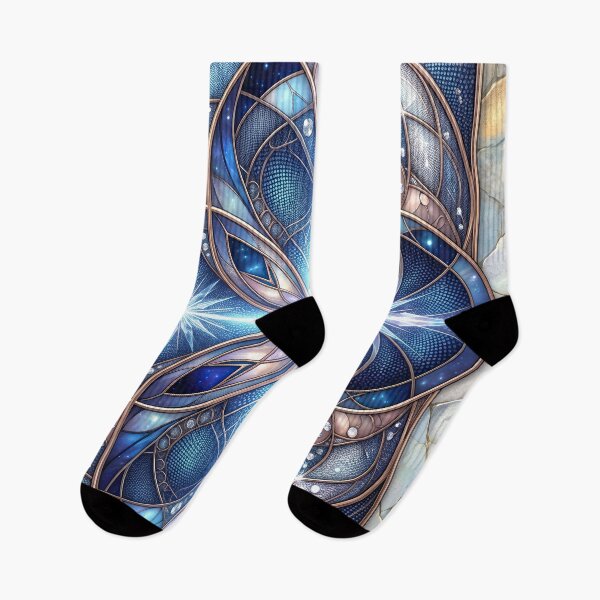 Item preview, Sparkling Blue and Bronze Fractal with Stone Background designed and sold by Frackxion.