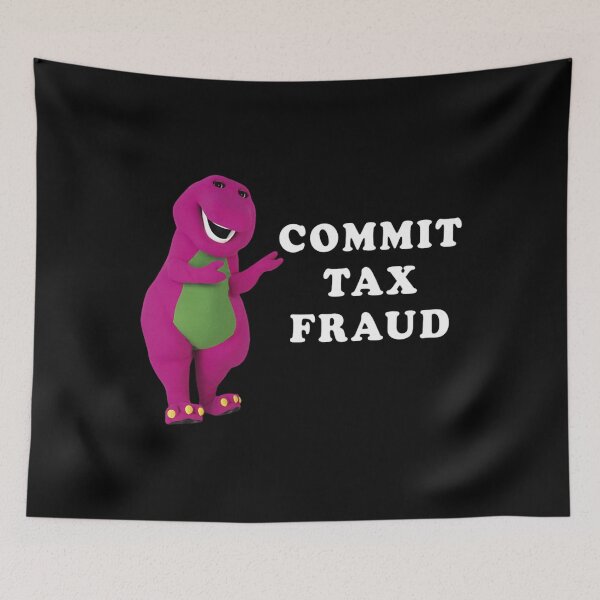 Item preview, B A R N E Y-Commit-Tax-Fraud designed and sold by KawaiiMythos.