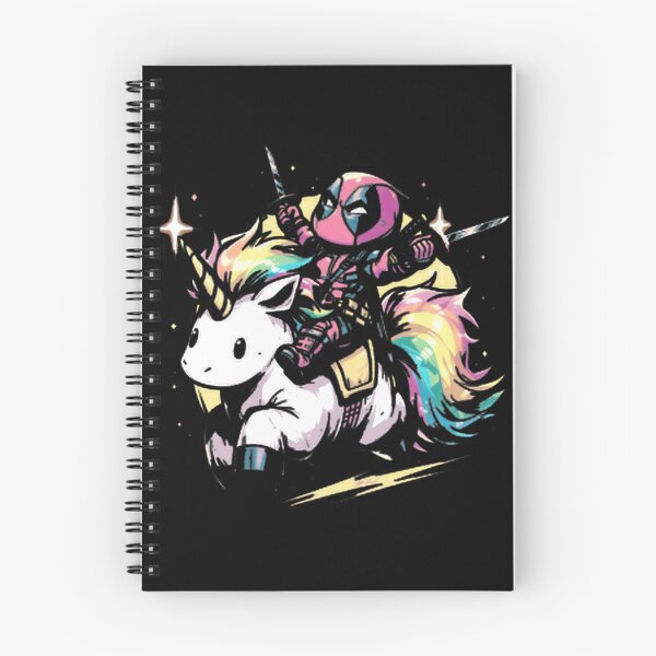 Item preview, Chibi Deadpool Riding Rainbow Unicorn designed and sold by Jermaine Dixon.