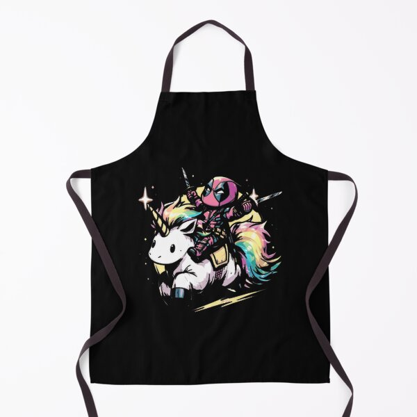 Item preview, Chibi Deadpool Riding Rainbow Unicorn designed and sold by Jermaine Dixon.