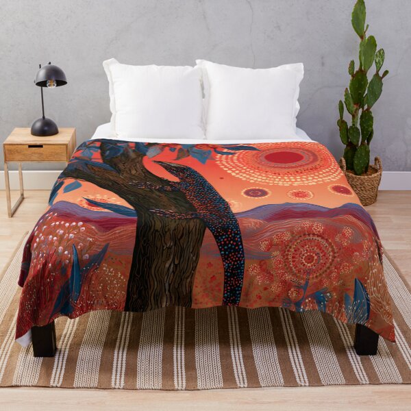 Item preview, Aboriginal Inspired Dot Art - Australian Lizard Desert Spirit designed and sold by GrinGalore.