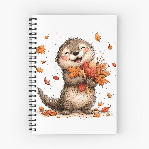 Item preview, Oliver the Overjoyed Autumn Otter designed and sold by Step & Stow.