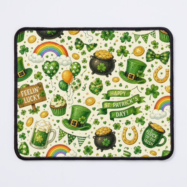 Item preview, Festive St. Patrick’s Day Lucky Pattern designed and sold by Military Insignia Products.