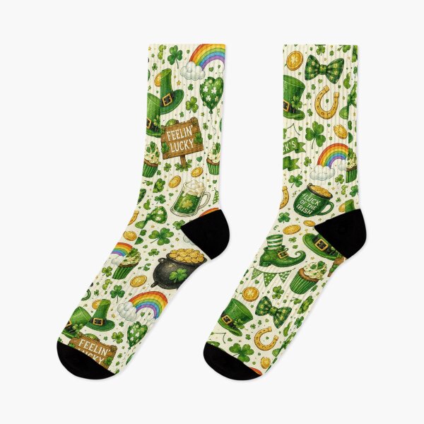 Item preview, Festive St. Patrick’s Day Lucky Pattern designed and sold by Military Insignia Products.