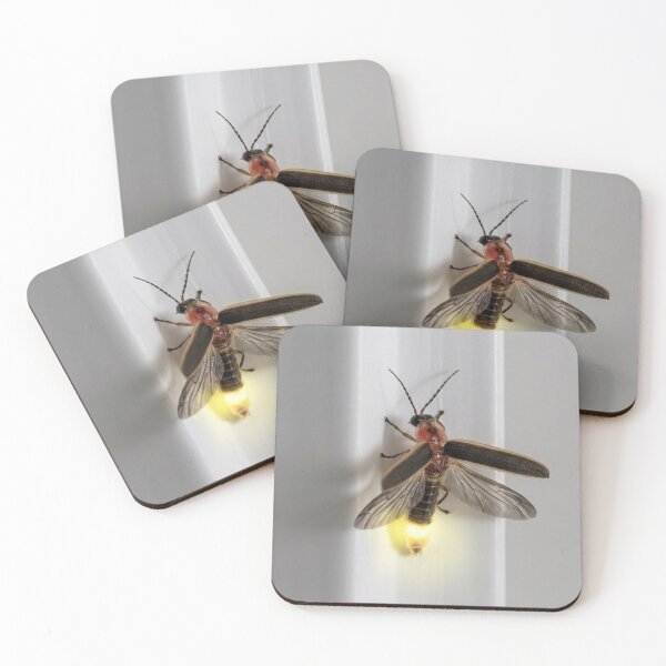 Item preview, Glowing firefly on window frame designed and sold by Astute-Artio-Photography.