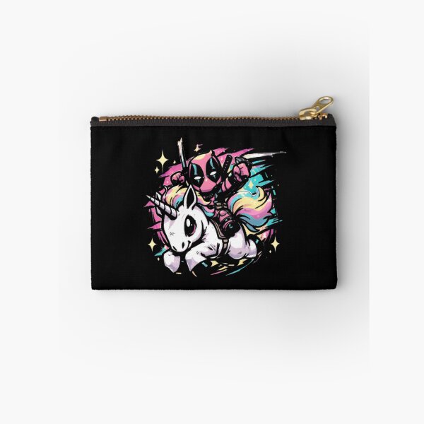 Item preview, Chibi Deadpool Riding Rainbow Unicorn designed and sold by Jermaine Dixon.