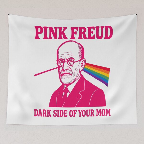 Item preview, pink freud designed and sold by CanvasRebel.