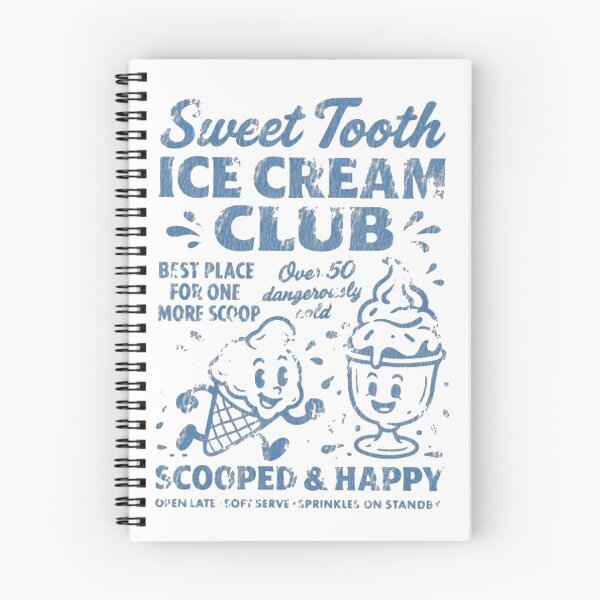 Item preview, Sweet Tooth Ice Cream Club Vintage Retro Dessert designed and sold by Gbriel3.
