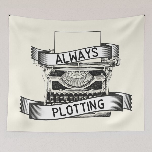 Item preview, Writer Life - Always Plotting designed and sold by humnoo.
