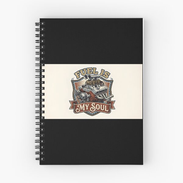 Item preview, Fuel Is My Soul Vintage V8 Engine Garage Badge designed and sold by eihabo.