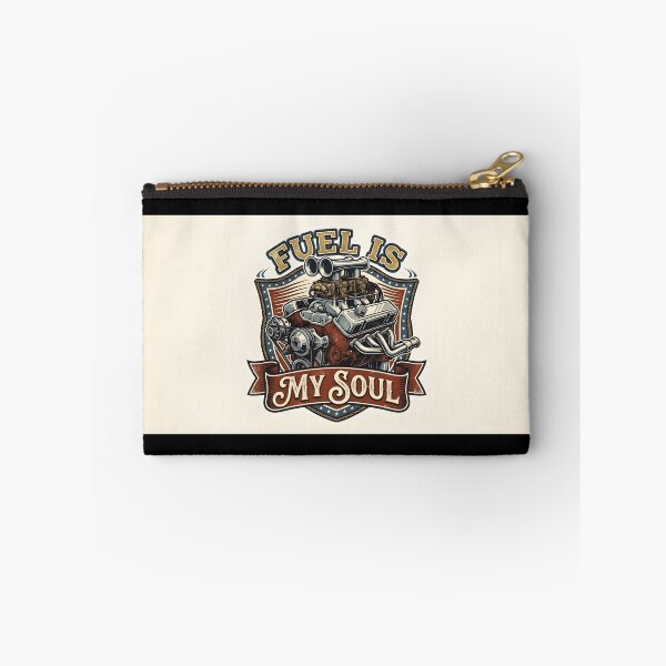 Item preview, Fuel Is My Soul Vintage V8 Engine Garage Badge designed and sold by eihabo.