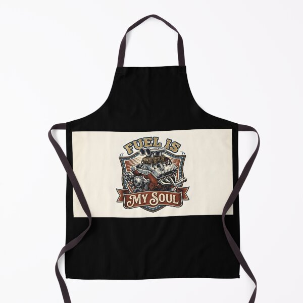 Item preview, Fuel Is My Soul Vintage V8 Engine Garage Badge designed and sold by eihabo.