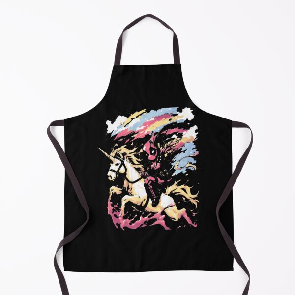 Item preview, Chibi Deadpool Riding Unicorn Holographic Rainbow Explosion Design designed and sold by Jermaine Dixon.
