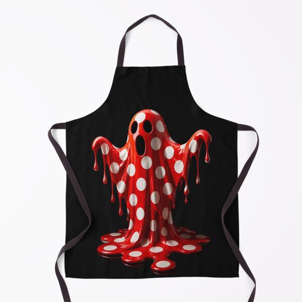 Item preview, Melting Polka Dot Spooky Ghost Pop Art designed and sold by YourColorsWall.