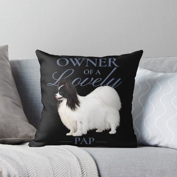 Item preview, Owner of a Lovely Pap – Black and White Papillon designed and sold by PapillonArtStudio.