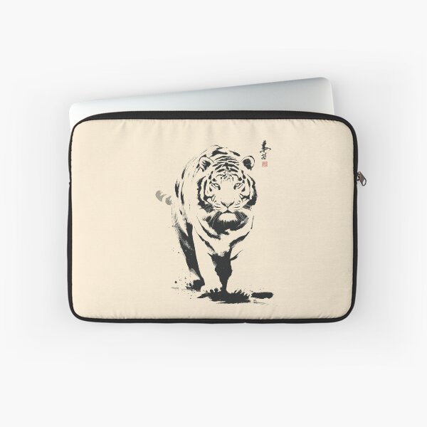 Item preview, Bold Tiger Portrait Chinese Ink Art designed and sold by GoodOldPrints4.