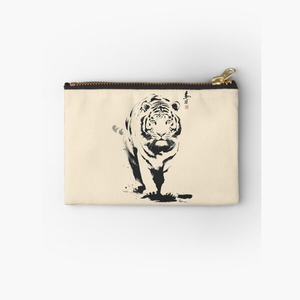 Item preview, Bold Tiger Portrait Chinese Ink Art designed and sold by GoodOldPrints4.