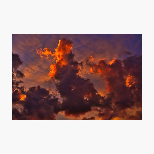 Item preview, The Fiery Clouds designed and sold by TheeForestFox Shop.
