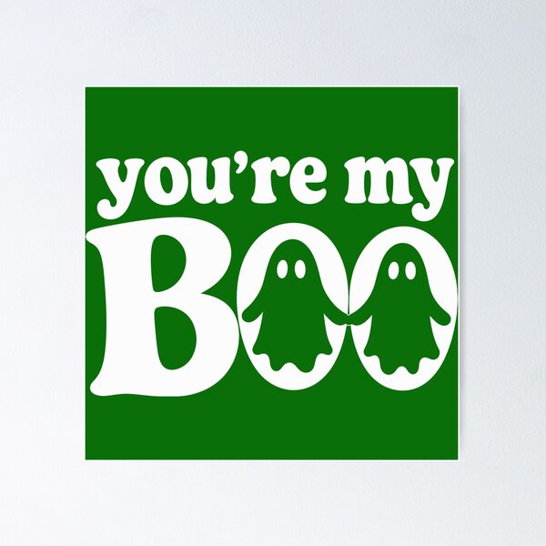 Item preview, You’re My Boo Couples Halloween Black or dark background designed and sold by BearLoveDesign.