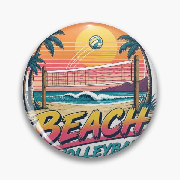 Item preview, Beach Volleyball Retro Sunset  designed and sold by redblink store.