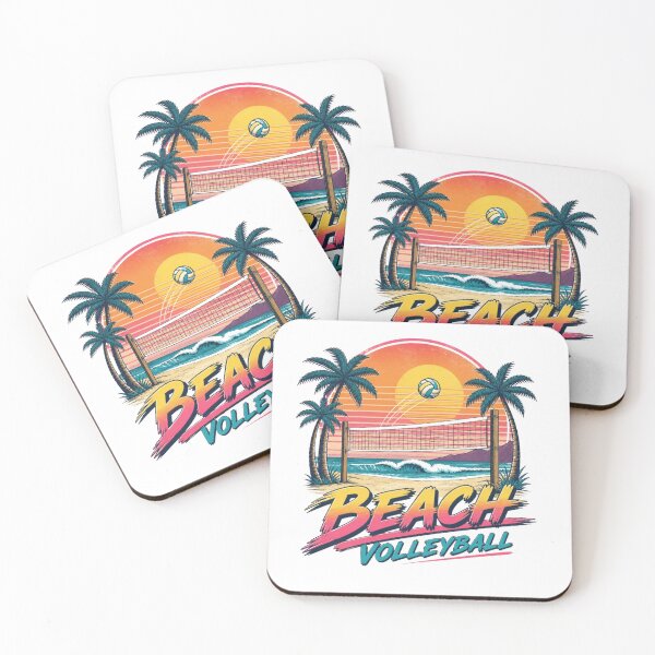 Item preview, Beach Volleyball Retro Sunset  designed and sold by redblink store.
