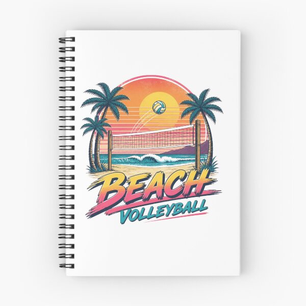 Item preview, Beach Volleyball Retro Sunset  designed and sold by redblink store.