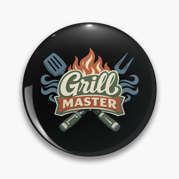 Item preview, Grill Master Flames & Utensils – BBQ Gift designed and sold by stylishdzign.