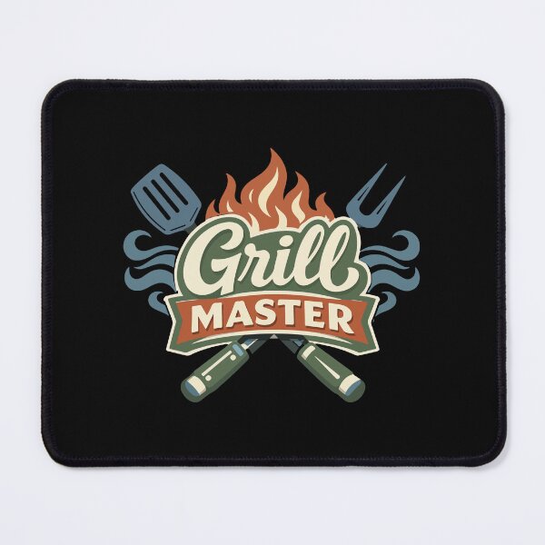 Item preview, Grill Master Flames & Utensils – BBQ Gift designed and sold by stylishdzign.