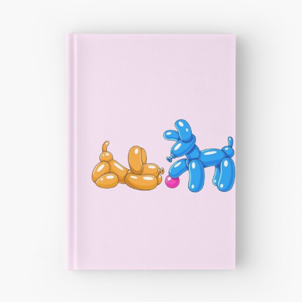 Item preview, Orange & Blue Balloon Dogs with Pink Ball designed and sold by DesgnsxGifts.