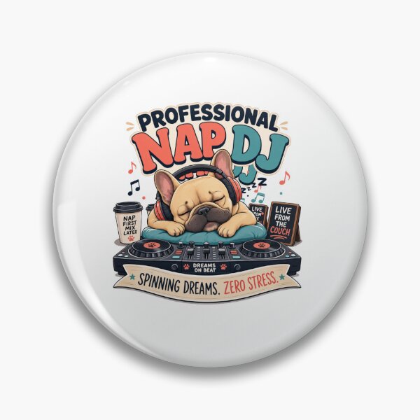 Item preview, Professional Nap DJ French Bulldog Dog Dad Funny T-Shirt designed and sold by Ashley critters.