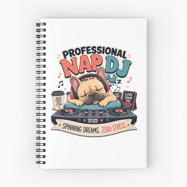 Item preview, Professional Nap DJ French Bulldog Dog Dad Funny T-Shirt designed and sold by Ashley critters.