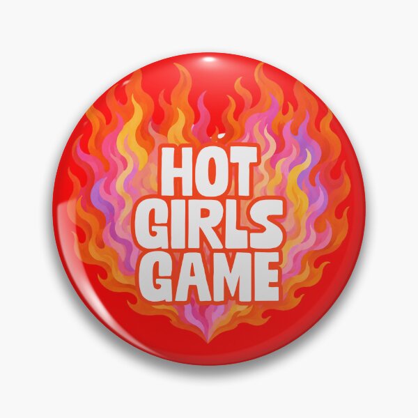 Artikelvorschau, Hot Girls Game – Pink Orange Flame Heart Gamer Girl Grafik entworfen und verkauft von Her-XP.