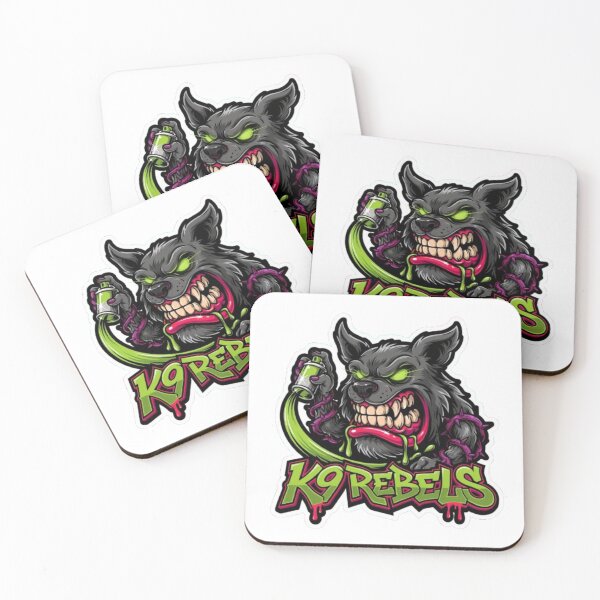 Item preview, K9 Rebels Spray Can Dog Graffiti Monsters designed and sold by smartlogo_factory.