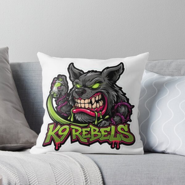 Item preview, K9 Rebels Spray Can Dog Graffiti Monsters designed and sold by smartlogo_factory.