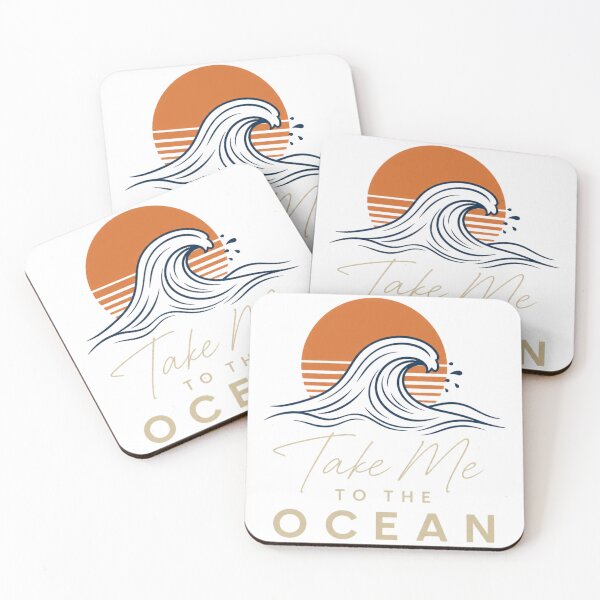 Item preview, Take Me to the Ocean | Beach Lover Coastal Typography T-Shirt designed and sold by rushaib.