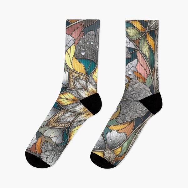 Item preview, Fractal with Autumn Colors and Ginko Leaves designed and sold by Frackxion.