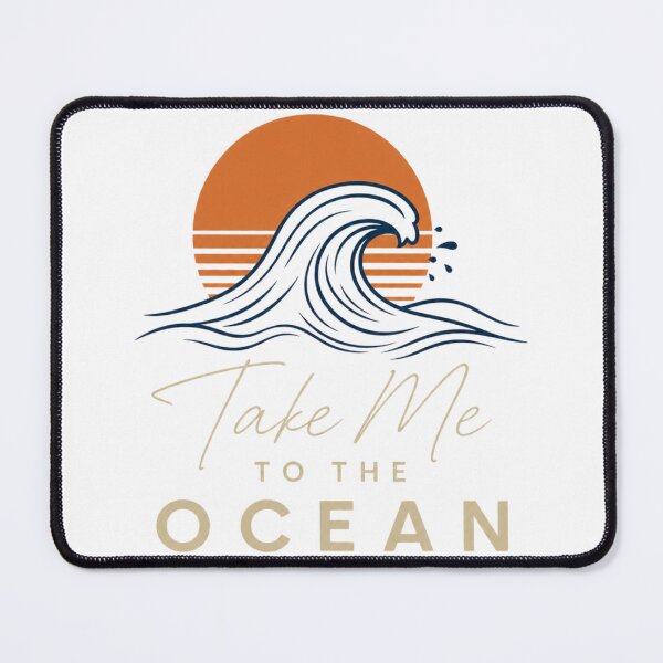 Item preview, Take Me to the Ocean | Beach Lover Coastal Typography T-Shirt designed and sold by rushaib.