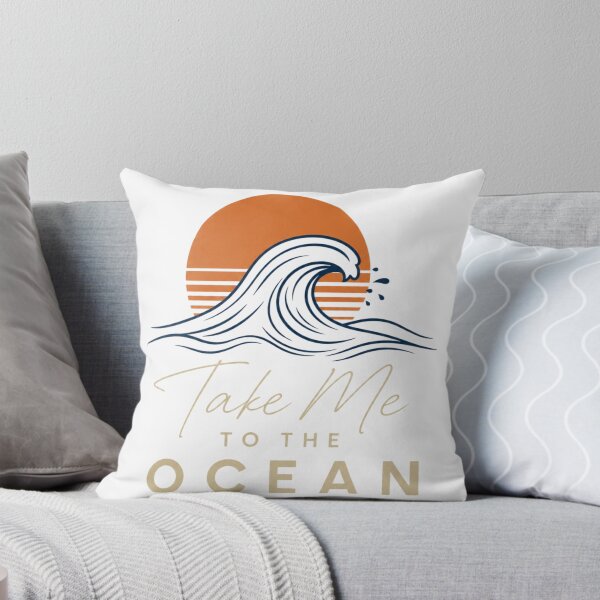 Item preview, Take Me to the Ocean | Beach Lover Coastal Typography T-Shirt designed and sold by rushaib.