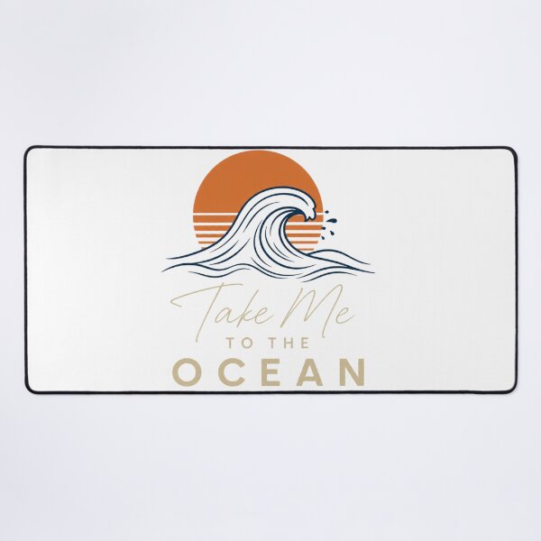 Item preview, Take Me to the Ocean | Beach Lover Coastal Typography T-Shirt designed and sold by rushaib.