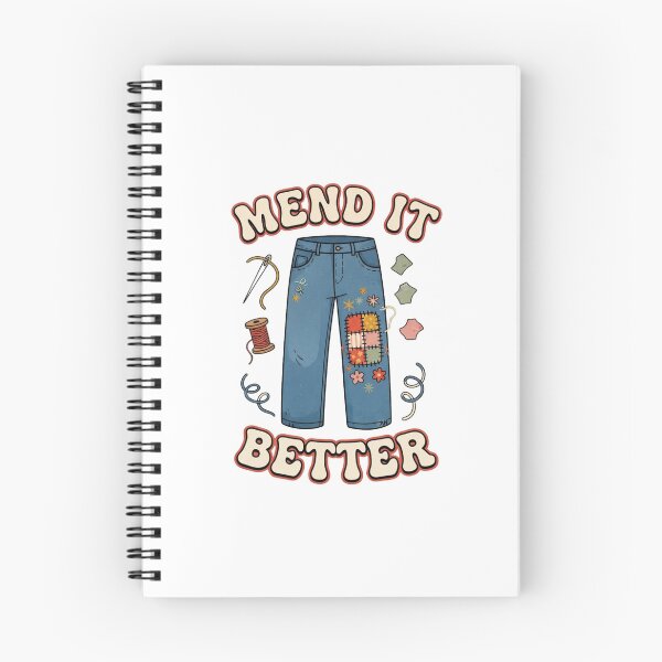 Item preview, Mend It Better Colorful Visible Mending designed and sold by GoofyShopp.
