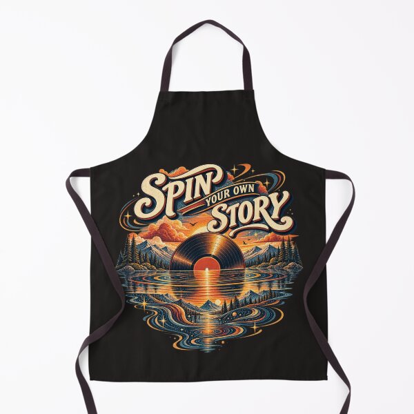 Item preview, Spin Your Own Story – Vinyl Sunset Reflection designed and sold by Golden Era Studio.
