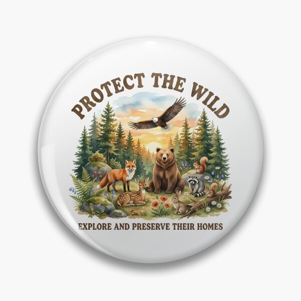 Item preview, Protect the Wild – Wildlife Nature designed and sold by RkskArt.