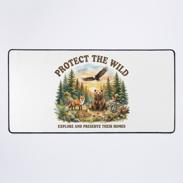 Item preview, Protect the Wild – Wildlife Nature designed and sold by RkskArt.