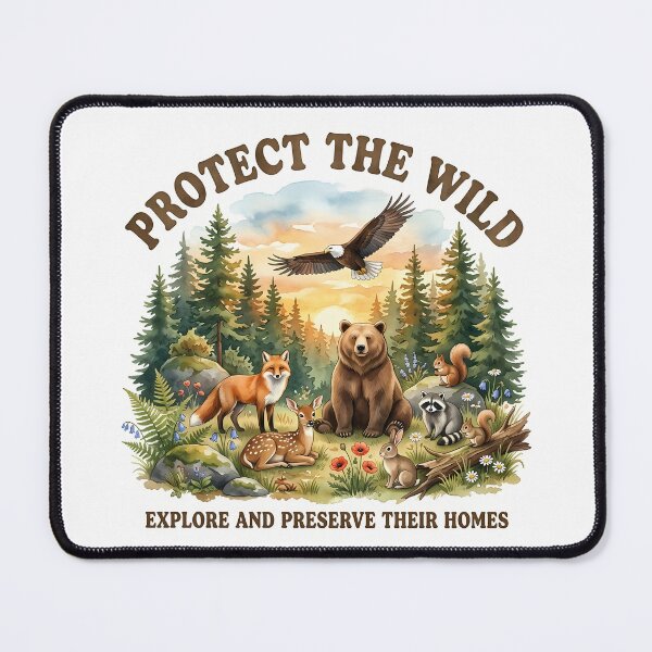 Item preview, Protect the Wild – Wildlife Nature designed and sold by RkskArt.