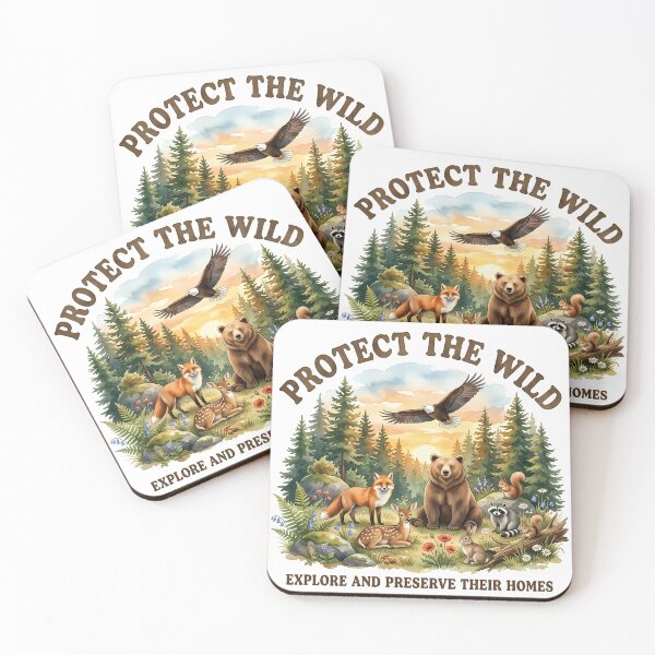 Item preview, Protect the Wild – Wildlife Nature designed and sold by RkskArt.